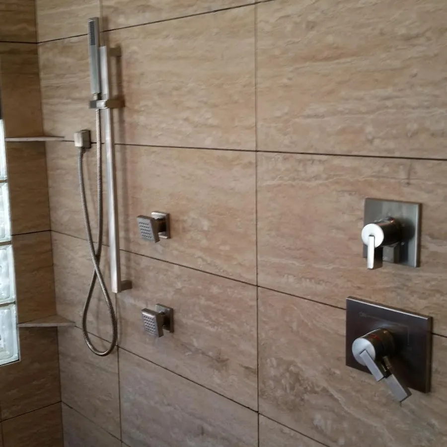 Shower fixture installation for Water Heater Replacement in Dayton